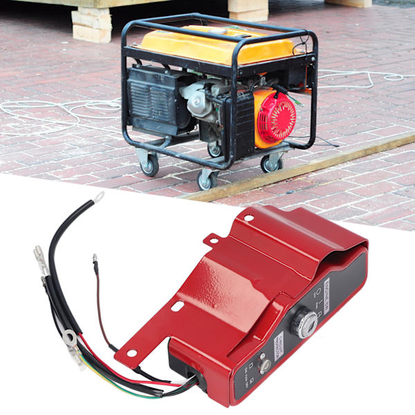 Tændingssluseboks Tændingsstarter Switch Kit med 2 Nøgler til GX340 GX390 11hp 13hp Benzinmotor