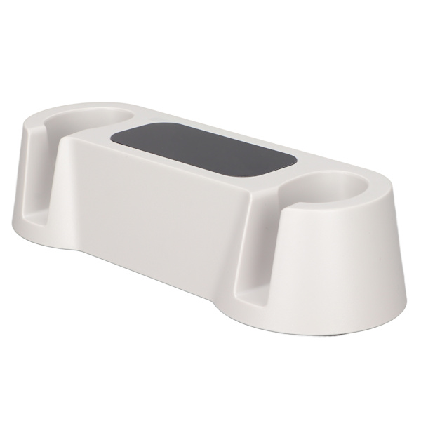 Dubbel Laddningsdocka Snabbladdning Touch-kontroll Laddningsdocka med 2 Laddningsbara Batterier för Oculus Quest 2