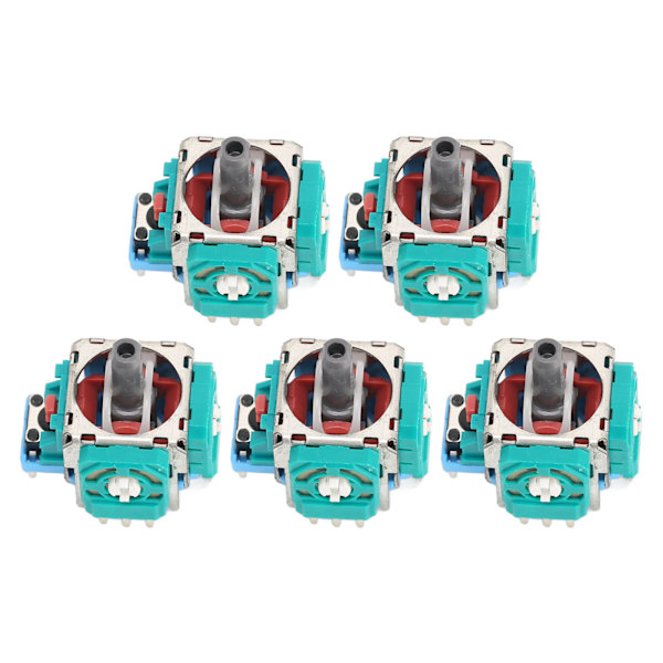 5 st 3D Rocker Analog Joystick Sensormodul Professionell Ersättning Analog Stick Joystick Delar för PS5-Kontroller