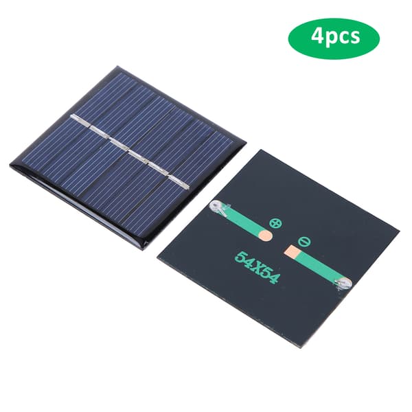 4 STK 3V 168mA Solcellepanel Bærbar Strømforsyning Nødlader DIY