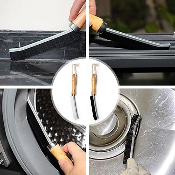 Deep Cleaning Scrub Brushes Window Toilet Ceramic Tiles with Brush S gray 1pc