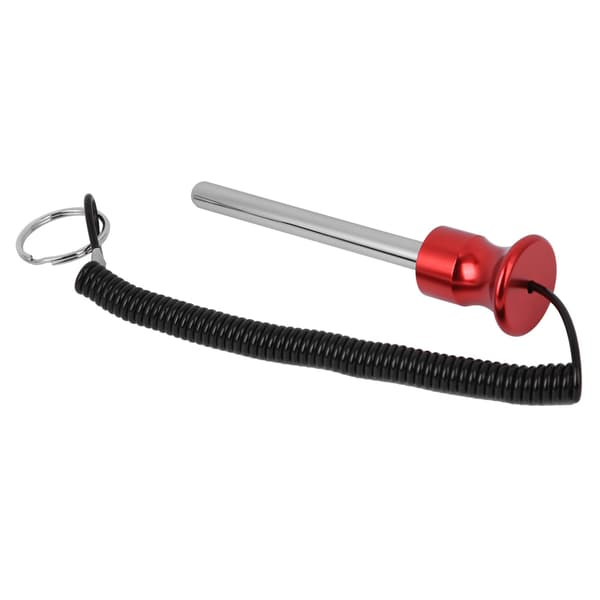 Magnetisk viktstapelstift med dragrep, styrketräningsaccessoar, röd