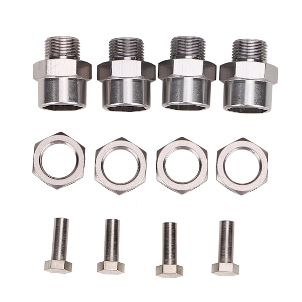 RC Bil Hjul Hex Driver 12mm til 17mm Hex Adapter 30mm Forlengelsesbinder N10178T (Titanfarge)