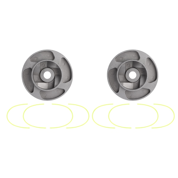 2kpl/ set Universal ja trimmerisiiman vaihtoruohonleikkurin lisävaruste hopea 16mm