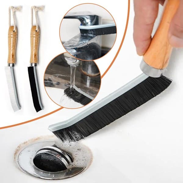 Deep Cleaning Scrub Brushes Window Toilet Ceramic Tiles with Brush S gray 1pc