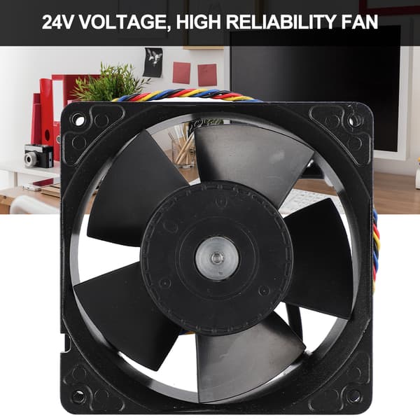 24V 11W Højtydende DC Køleventilator Stor Luftstrøm til Vandpumpe Computertilbehør