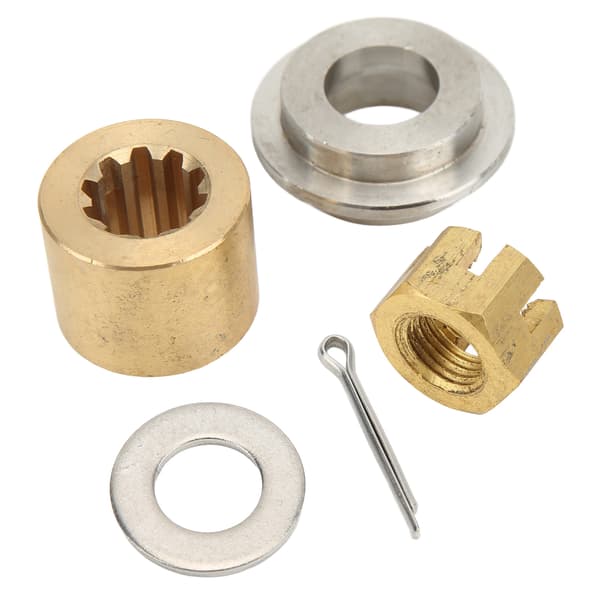 Propellerinstallationshårdvarusats Tryckbricka Bussning Bricka Mutter Saxstift för 2-takts 20-30HP utombordsmotor