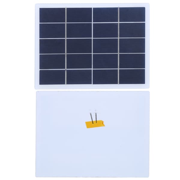 3W 5V Polykrystallinsk Solcellepanel DIY Batterilader