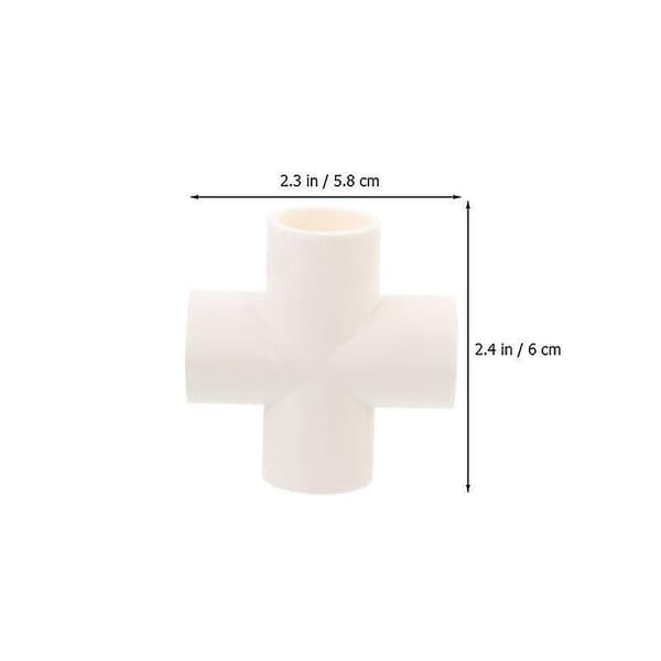 4 kpl PVC-putkisovitin