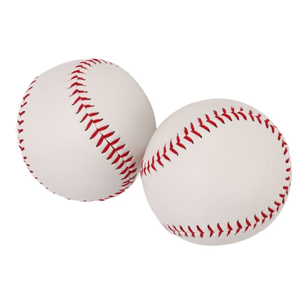 Professionell Utomhusträning Baseboll PU Läder Hård Softball 2st