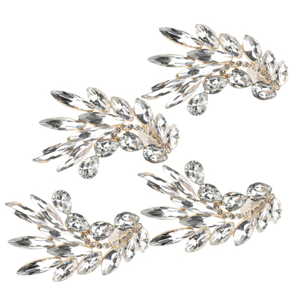 2 Par Graceful Ørepynt Øre-Studs Retro Øredropper for Kvinner/Jenter Legering Smykker Tilbehør Sølv