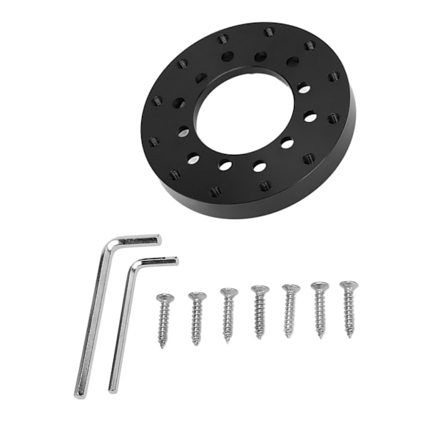 73mm Styrningshjul Adapterplatta Aluminiumlegering Socket Ring för Logitech G25 G27 för Sparco