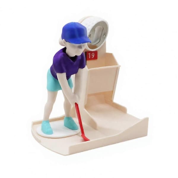 【02】Golf Swing Ølflaskeåbner, Golfing Buddy Desktop Flaskeåbner til Mænd