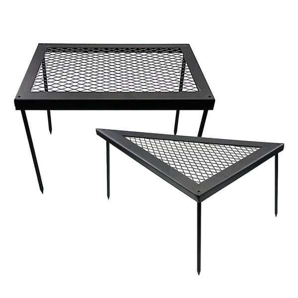 Sammenleggbart bålstativ Kraftige campinggriller Campingtilbehør for BBQ Quadrilateral
