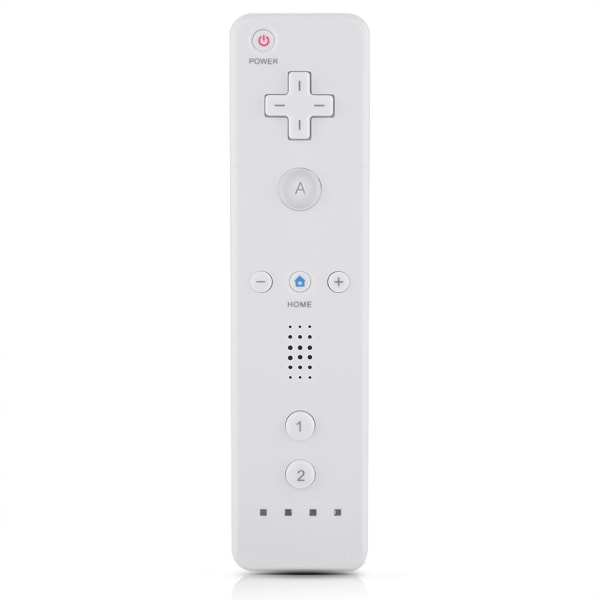 Game Handle Controller Gamepad med analog joystick för WiiU/Wii-konsol (vit)