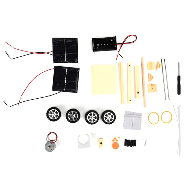 DIY Solcellebilsett Pedagogisk Vitenskapseksperiment Elektrisk Motor Montering