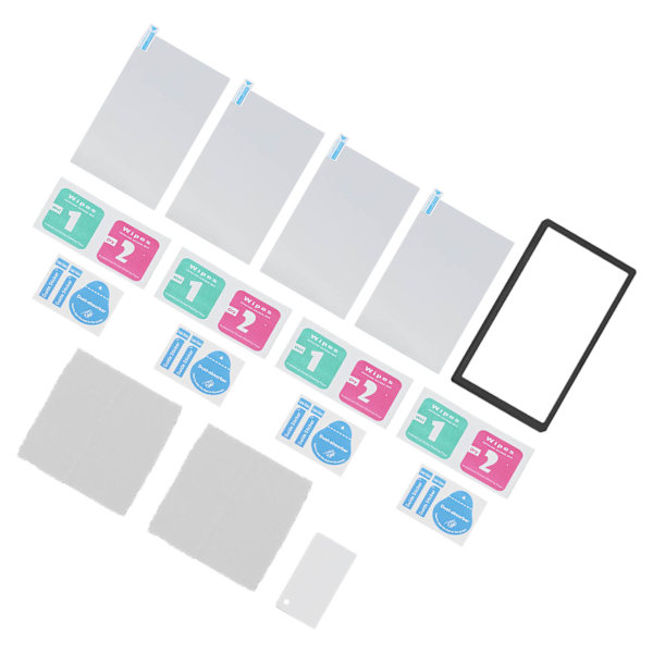 4-pack Skärmskydd för Switch OLED-konsol, Härdat Glas, Fingeravtrycksresistent, Professionell