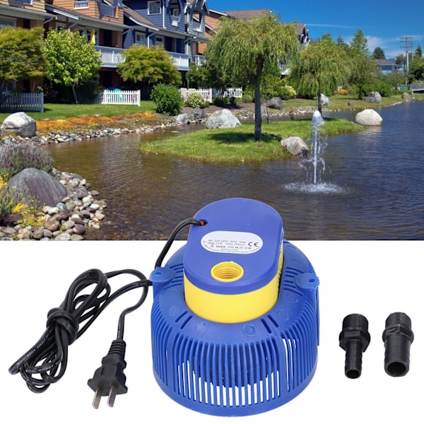 Mikro Vandpumpe, Selvudluftende Havepumpe til Damfontæner Vandfald CN 220V‑240V