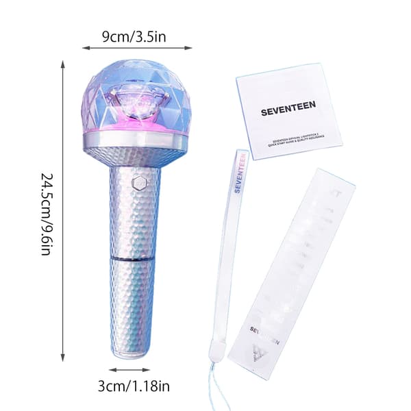 Seventeen Lightstick Bluetooth Telefonstyret 17 Fans Version 2 Koncert Light Stick Fans Gave