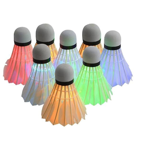 8 st LED Badmintonbollar