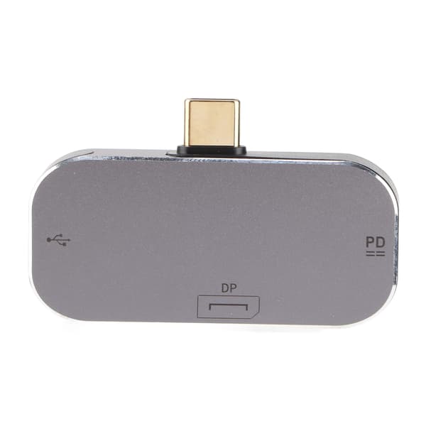 USB C Hub 3 i 1 Docking Station Type C Han til DP 2 Hun til Windows Android Mac