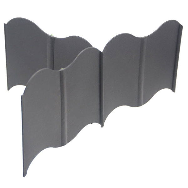 Plastik PP indsatskort have lille hegn praktisk have lille hegn fri samling - sort enkelt stykke størrelse: 15,5 * 13,5 cm