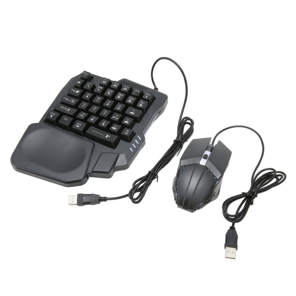 4 i 1 mobilspillkombinasjonspakke Mobil håndkontrollkontroller Gaming Keyboard Mouse Converter for Android for IOS