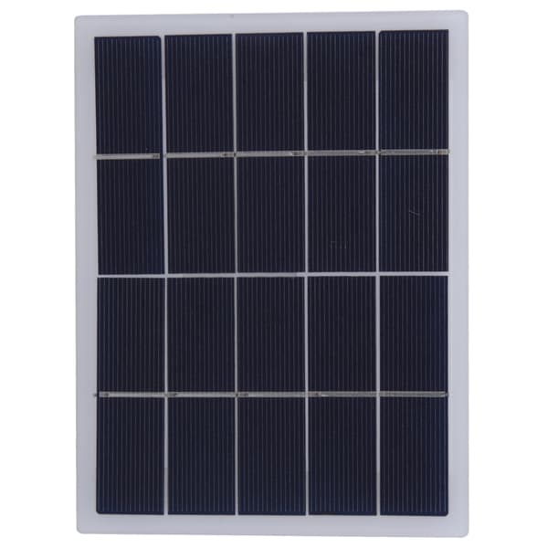 3W 5V Polykrystallinsk Solcellepanel DIY Batteriplate 170x130mm Hvit