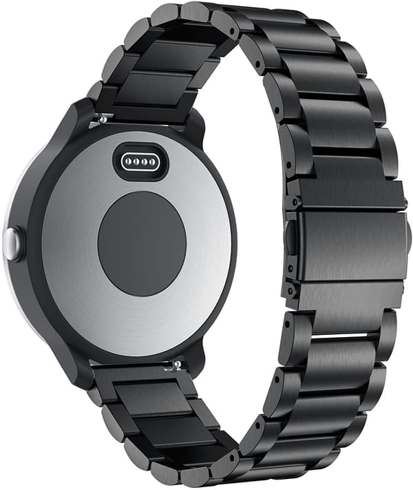 Garmin VivoActive 4 ranneke ruostumaton teräs Musta