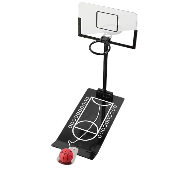Basketbågeleksak Miniatyrkontorsbordprydnaddekoration Basketbågeleksakbrädspel för basketälskare