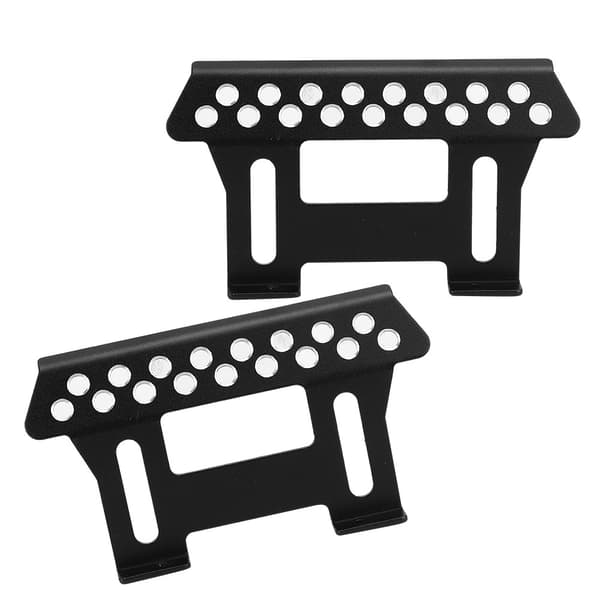 2 stk. Metal Side Step Sliders til Axial SCX10 1/10 RC Køretøjer Sort