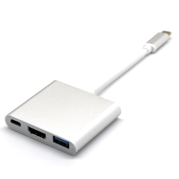 [BT02]USB C Hub-adapter med HDMI 4K PD-lading for Samsung Galaxy og bærbare datamaskiner[JUN]