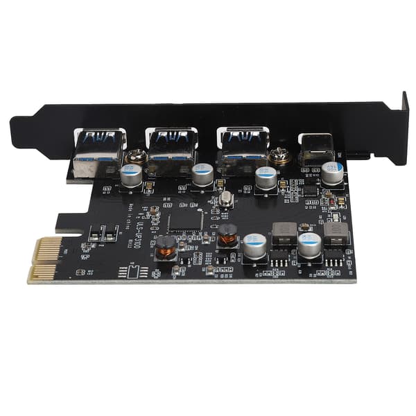 PCI E -laajennuskortti USB 3.0 Type C 5 Gbps -sovitin ohjainlevyllä