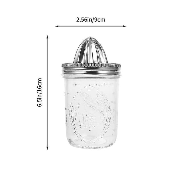 1 stk. citronpresser i rustfrit stål