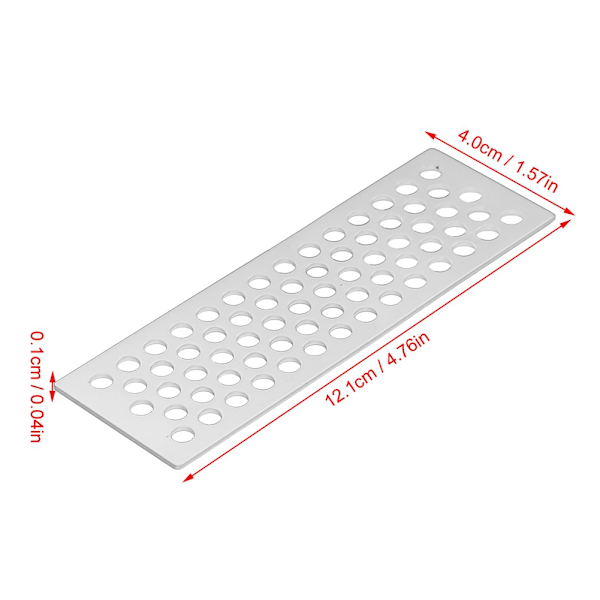 2 st/set Aluminium Sand Ladders Recovery Board Ramp Verktyg för 1/10 RC Crawler (Silver)