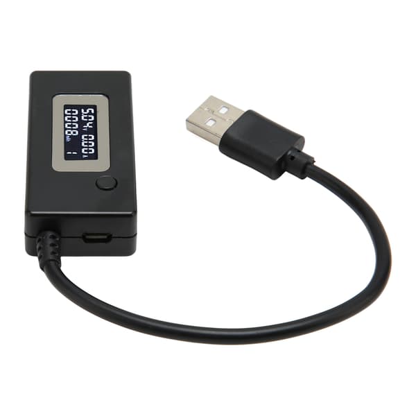 USB Spänning Ström Tester LCD Display 50mA 3500mA USB Multimeter 3V 15V 0.05A 3.5A