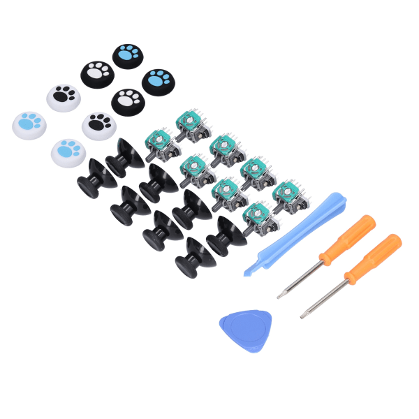 Analog Joystick Kit Komfortabel Holdbar Nem at Installere Controller Reservedele til Xbox OneQM21070991 (Kattepoter)