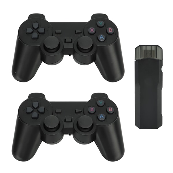 4K Videospilkonsoll med Forskellige Spil Trådløs Joystick Spilsystem til Dobbelt Spillere Engelsk 32G
