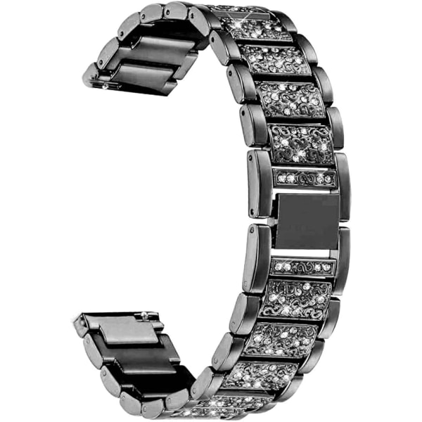 Apple Watch Ranneke iWatch, 38/40/41 kevytmetallinen kimalteleva kristalli pikalukitusranneke, naisten urheilu