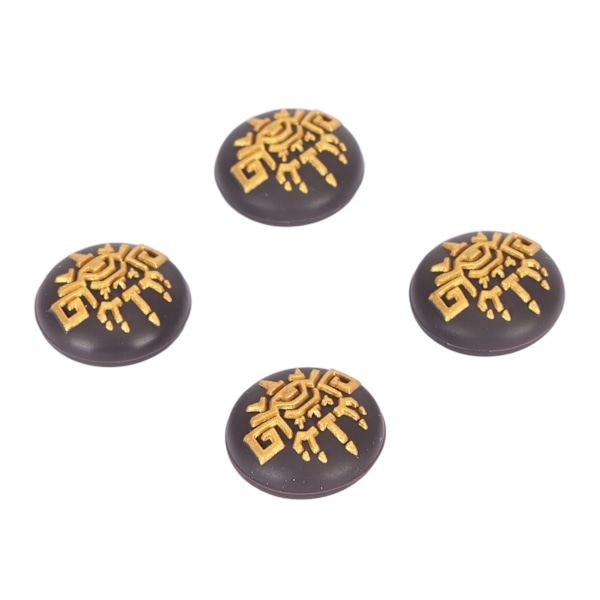 Joystick-skydd förhindrar glidning Skyddande dekorativ silikon tumgreppsskydd för Switch Lite 4-pack