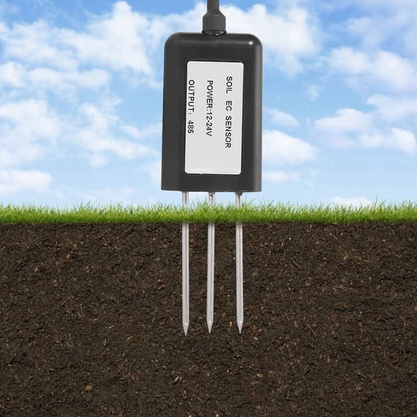 RS485 Vanntett Jordsaltinnhold og EC Sensor Transmitter Konduktivitetstester
