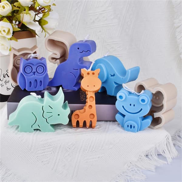 Creative Animal Shaped Silicone Molds for Baking Chocolate and Biscuits Elephant