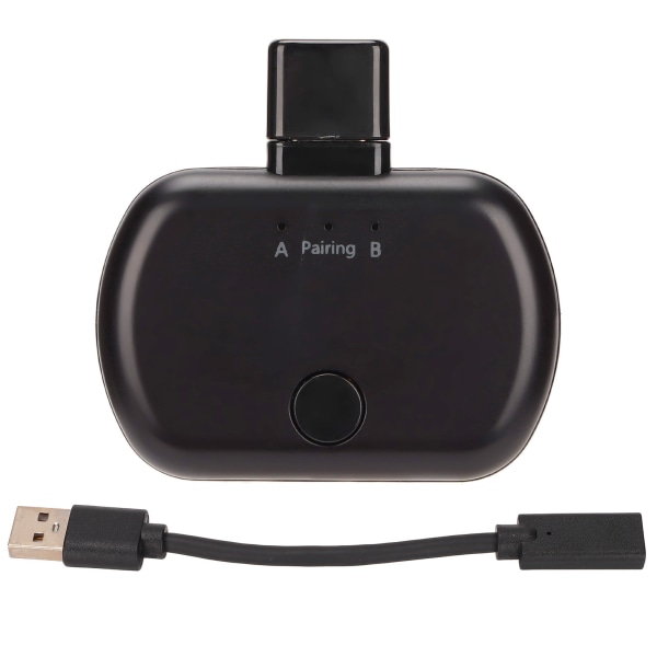 USB-C Bluetooth-senderadapter 1 til 2 Hurtig opladning Bluetooth 5.0 Sender til PS4 PC