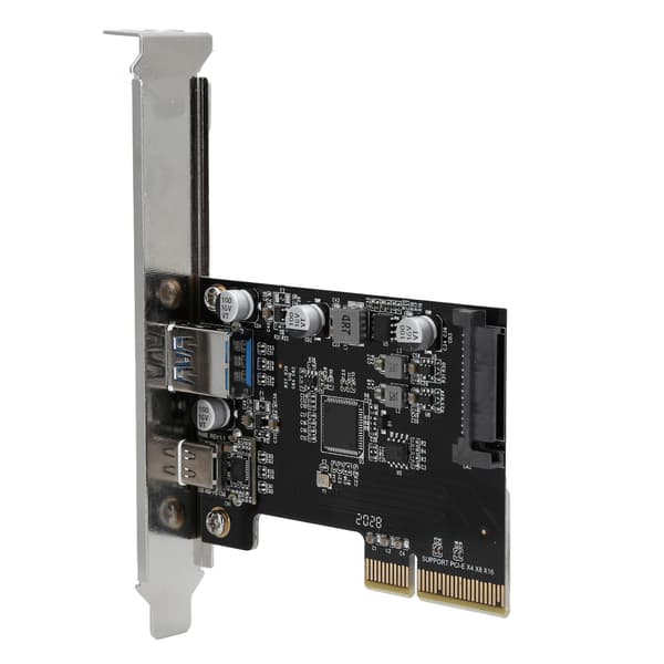 USB 3.0 til 3.1 PCI-utvidelseskort Dobbeltport Datatilbehør PH65AC