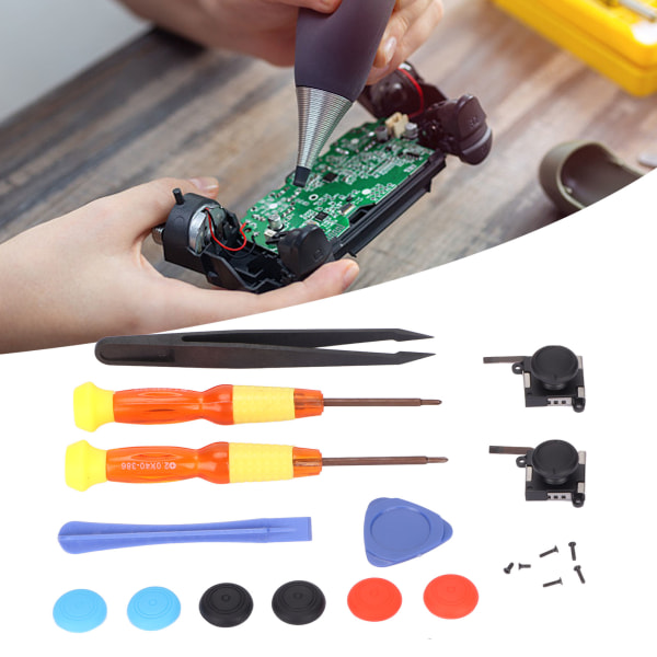 Demonteringssett Solid bærbart praktisk håndtak reparasjonsverktøysett for bryterhåndtak 3D-joystick