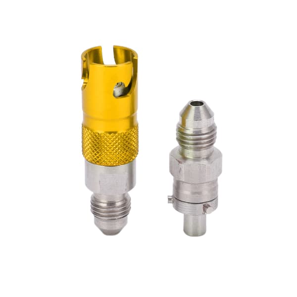 Motorcykel Bremseslange Quick Release Fitting Adapter Rustfrit Stål Universal Gul