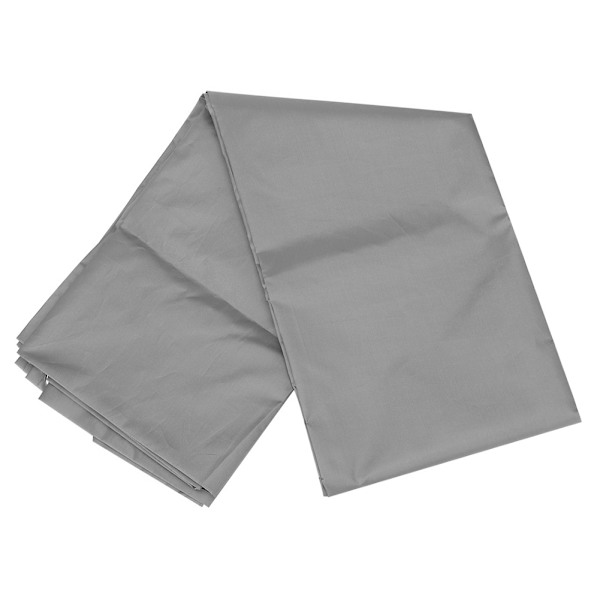 Solskydd Markis Tak 190T Polyester Taffeta för Utomhus Trädgård Innergård Patio 132x226cm Grå