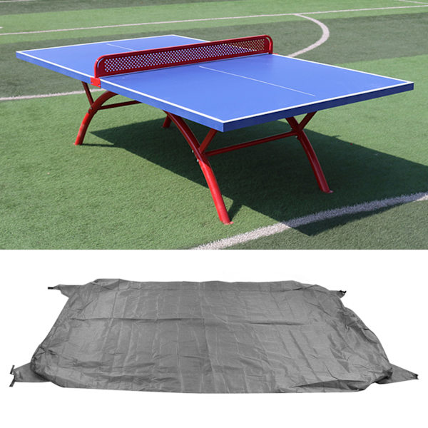 Bordtennisbord Støvsikkert Dæk Terrasse Patio Regnsikkert Solbeskyttelse Bordfliser Dæk Grå