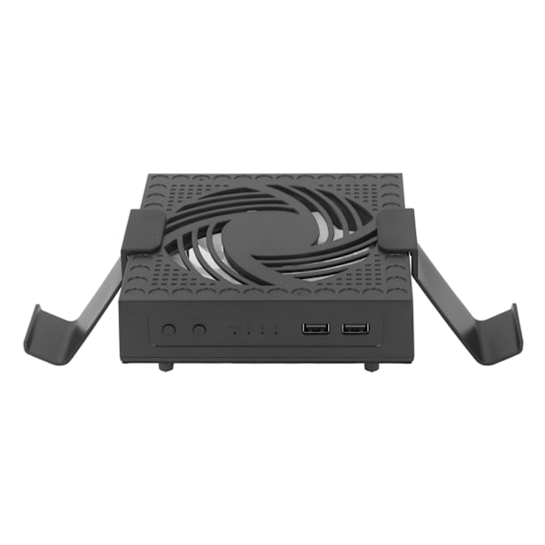 Automatisk kylfläkt RGB Färgrik Ljus 4 Hastigheter Konsolkylfläkt för Xbox Series X XSX Svart