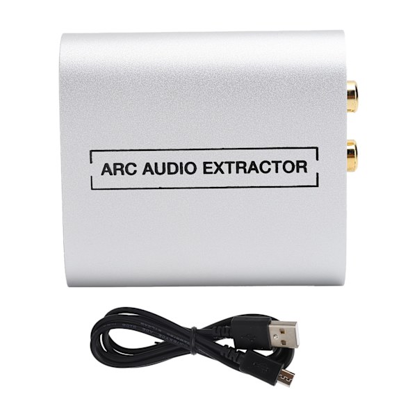 HDMI Audio Extractor Converter Digital ARC Decoder Sølv